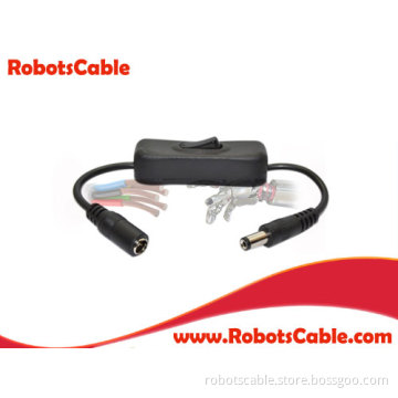 DC Barrel Jack Power Switch Cable